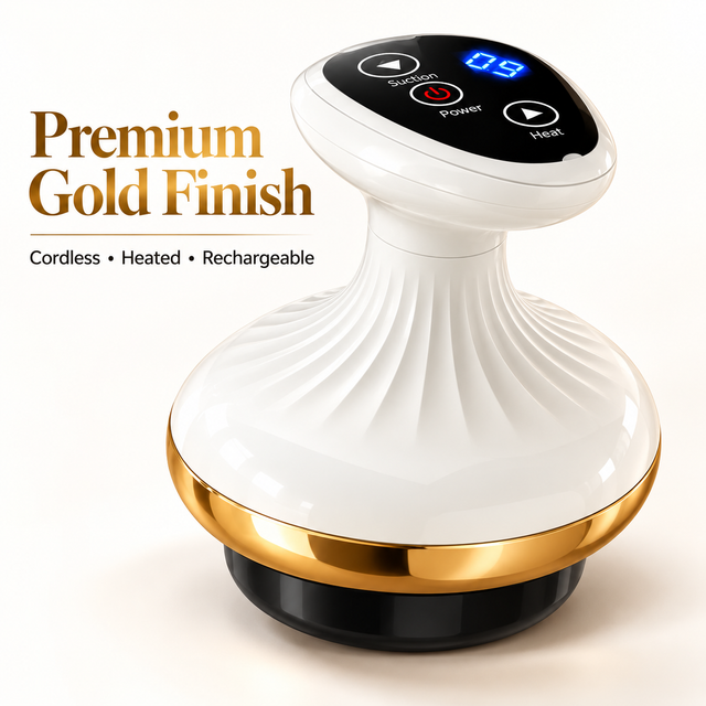 Electric Gua Sha Massage Device with Heating and Cupping
